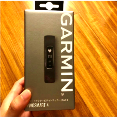 GARMIN(ガーミン) vivosmart4をレビュー【スマートウォッチ】