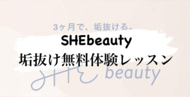 【体験談】辛口評価！ SHEbeauty無料体験レッスン【口コミレポ】